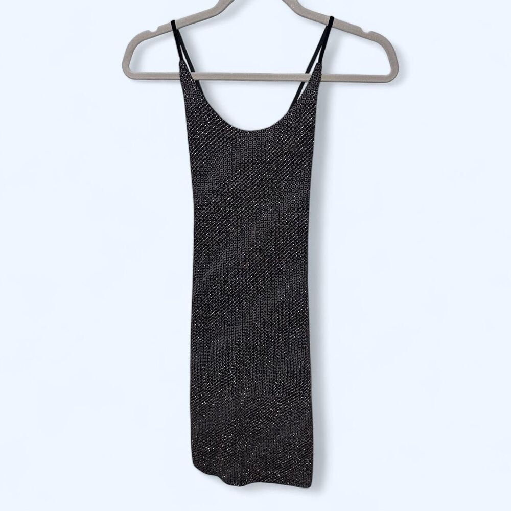 Unbranded Women's Black and Gold Going-out-dresses